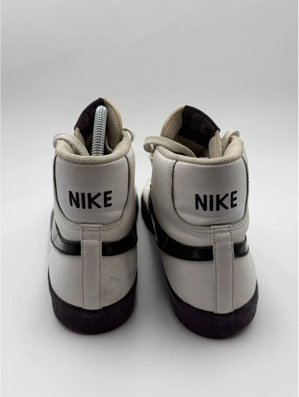 Nike Blazer High 316664-104 White Black Purple High Top Sneakers Men US 12